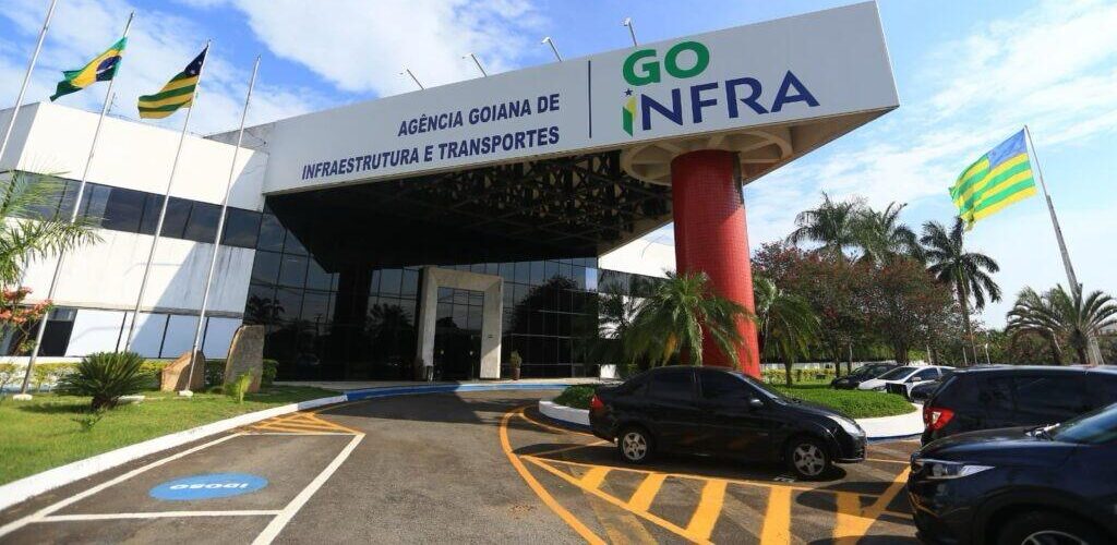 Imagem mostra sede da Goinfra em Goiânia