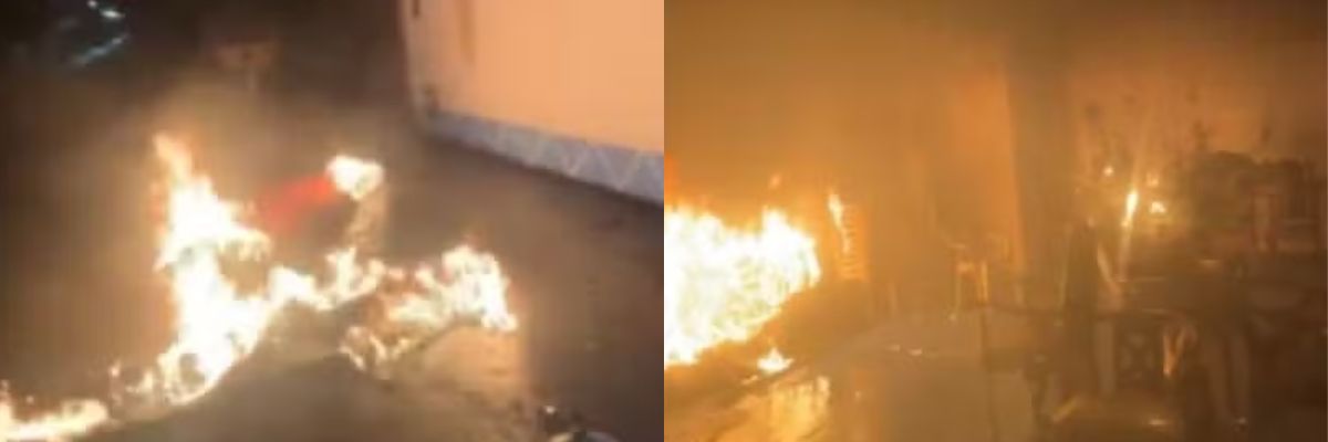 Suspeito encapuzado ateia fogo em casa de Candomblé em Goianira; polícia investiga motivação