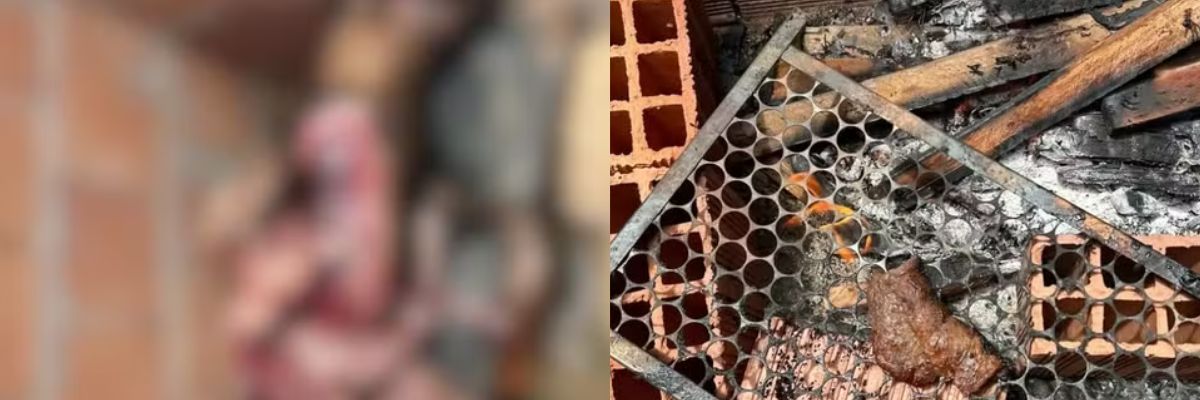 Jovem é preso após matar cachorro da família a pauladas e assar carne do animal em Planaltina de Goiás