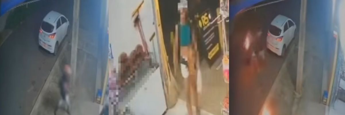 Homem é preso após tentar atear fogo em vítima dentro de comércio em Uruaçu