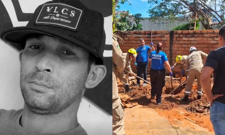 Corpo de homem desaparecido é encontrado enterrado em quintal em Caldas Novas