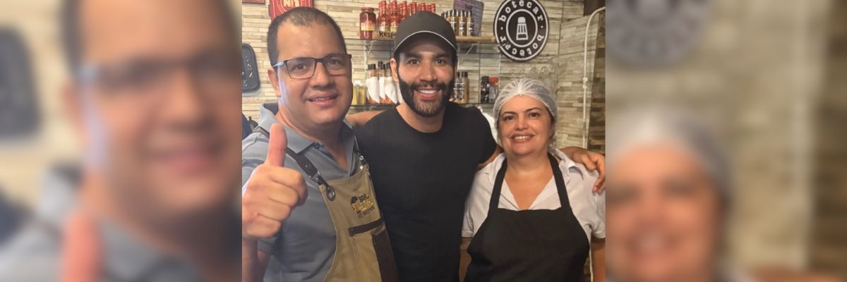 Gusttavo Lima é visto em bar de Goiânia durante dia de folga
