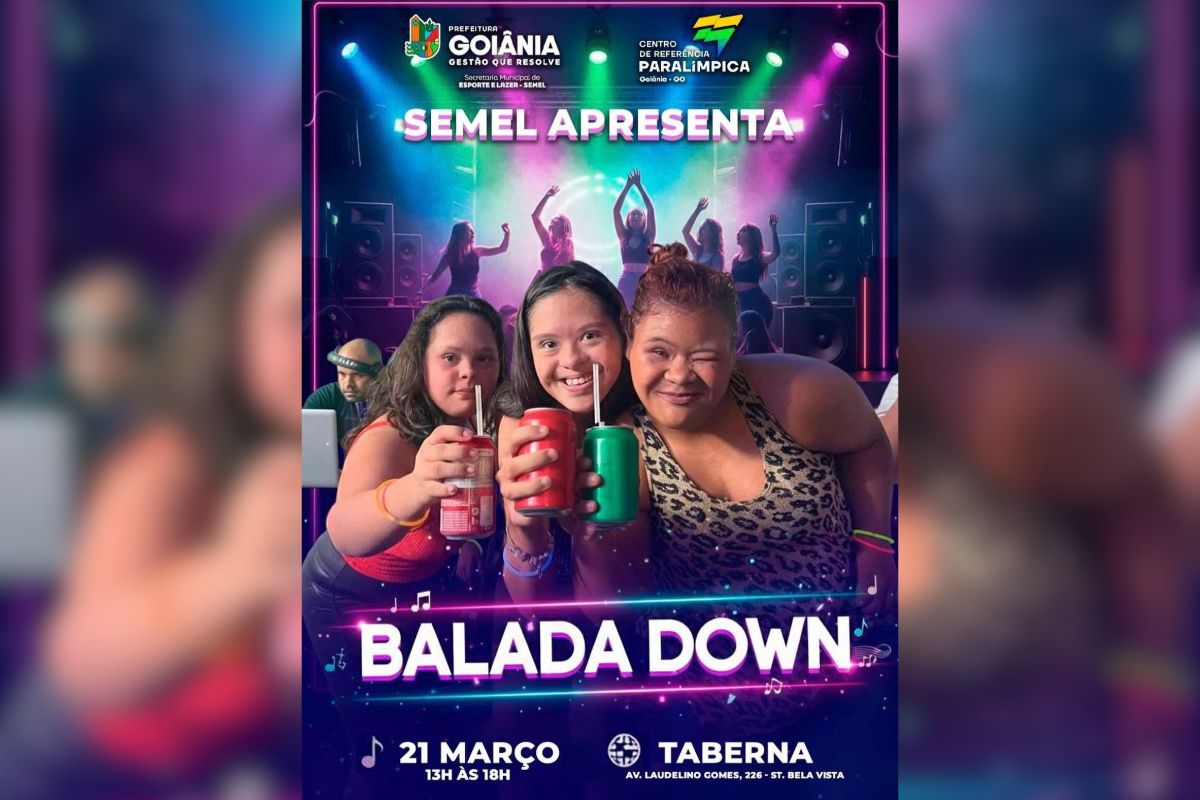 Balada inclusiva marca o Dia Internacional da síndrome de Down em Goiânia