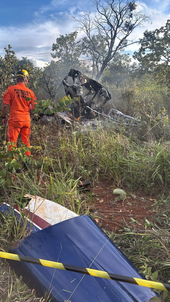 Aeronave cai em área de reserva minutos após decolagem em Formosa