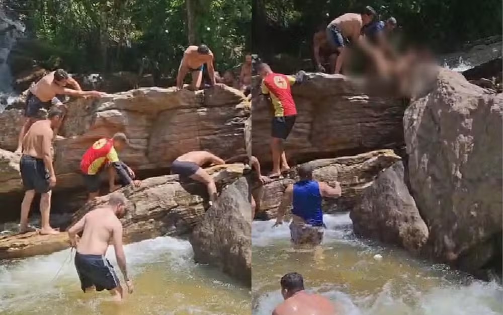 Criança de 9 anos morre após se afogar em cachoeira de Pirenópolis