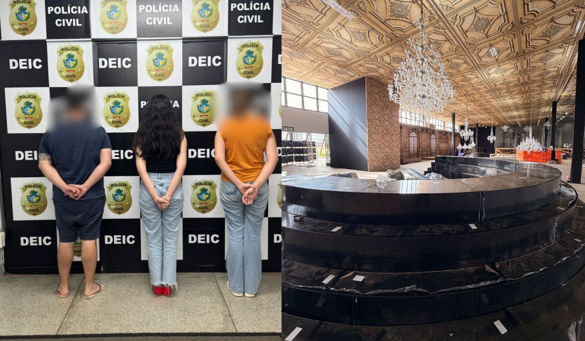 Trio é preso suspeito de golpe milionário com falso evento de luxo em Goiânia