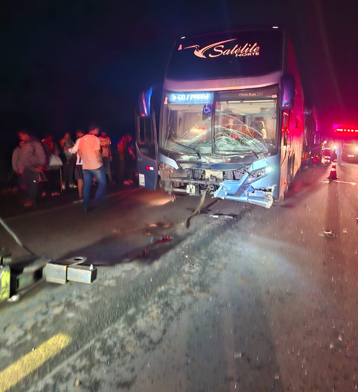 Acidente na BR-153 deixa um morto e feridos em Campinorte