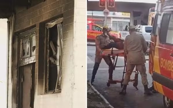 Mulher morre após incêndio em mercado no Centro de Goiânia