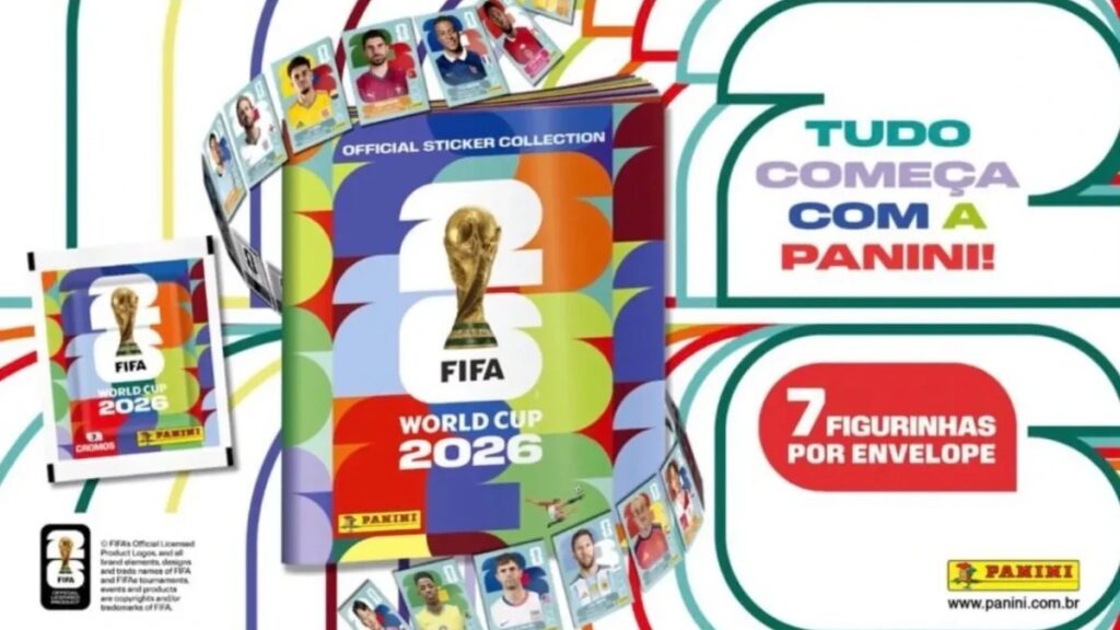 Álbum da Copa 2026 chega às lojas e movimenta Goiânia e Aparecida de Goiânia
