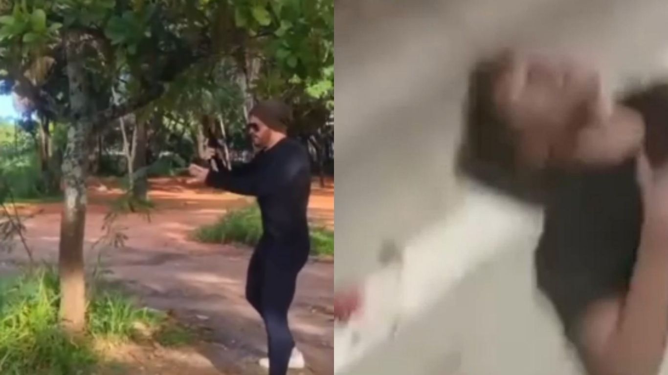 Lutador preso por agredir adolescente foi flagrado com arma de pressão antes do ataque