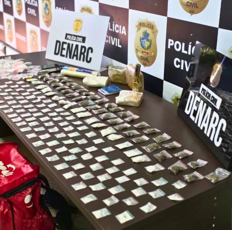 Laboratório de cocaína e skunk é descoberto em bairro de Aparecida de Goiânia