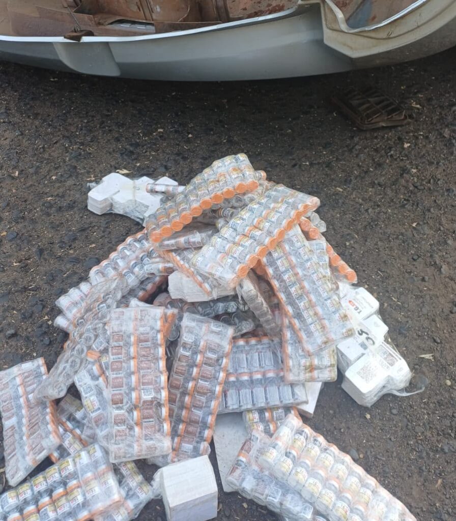 PRF apreende 2 mil ampolas de medicamentos avaliadas em quase R$ 4 milhões em Goiás