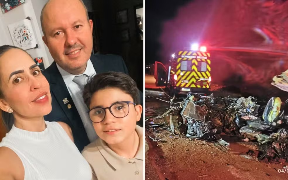 Vereador, esposa e filho morrem em grave acidente na GO-206, em Quirinópolis