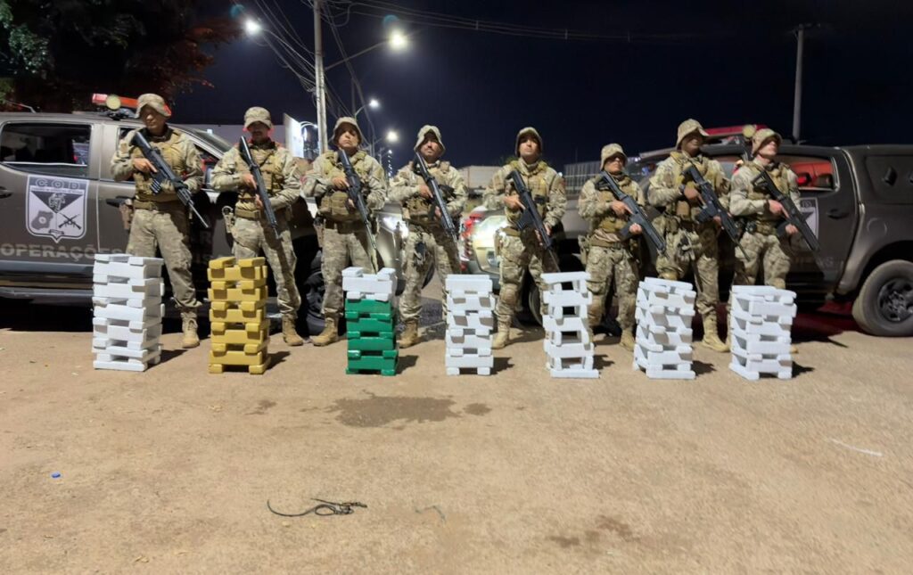 Mais de 150 tabletes de maconha são encontrados durante operação do COD