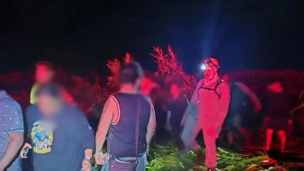 Estudantes de Geografia se perdem em trilha e são resgatados pelos bombeiros em Caiapônia