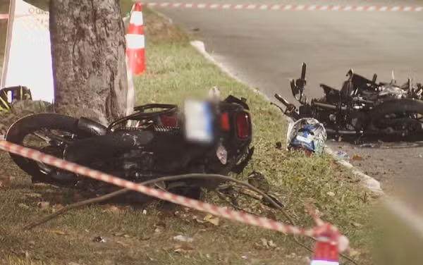 Colisão entre duas motos deixa dois mortos e uma jovem gravemente ferida em Goiânia