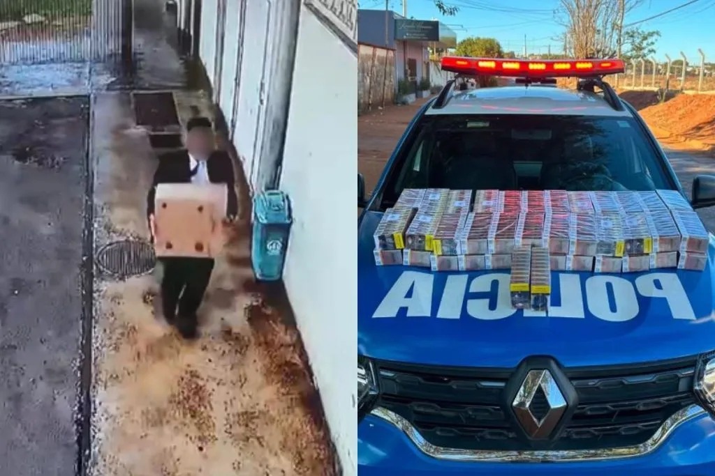 Funcionários são presos após furtarem caixas de cigarros avaliadas em R$ 73 mil em Anápolis
