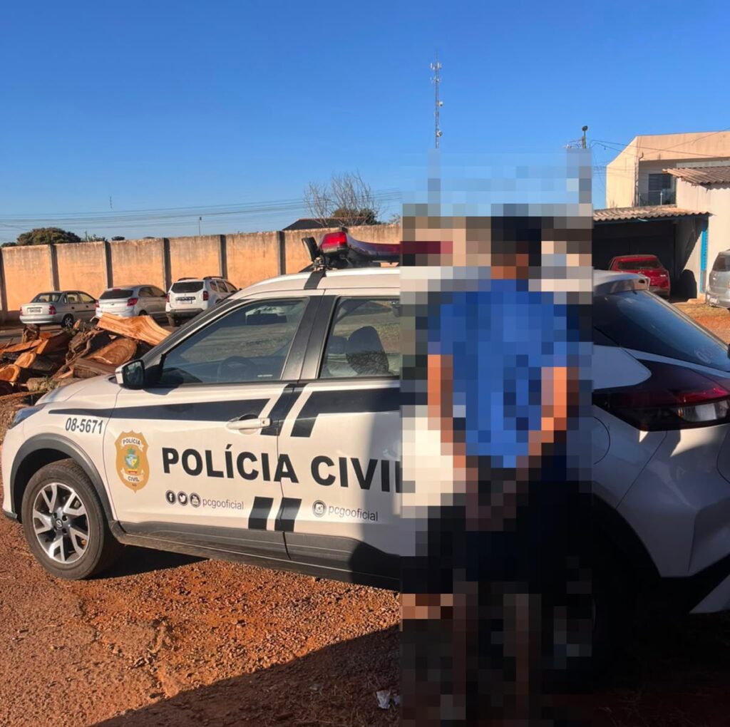 Homem é preso em flagrante por estupro de vulnerável contra adolescente de 13 anos em Anápolis