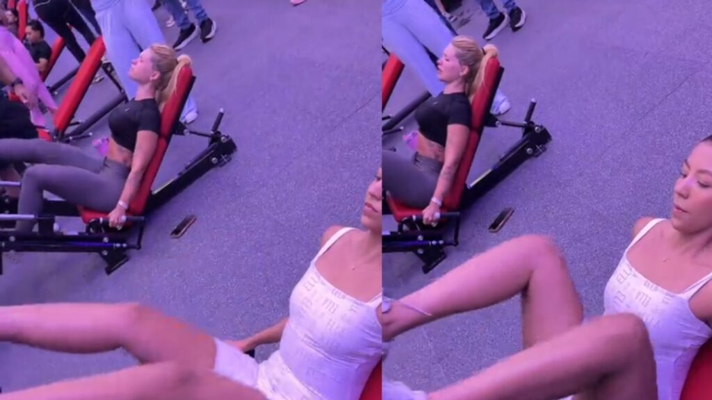 Mulher viraliza ao mostrar encontro inesperado com Virginia durante treino em Goiânia