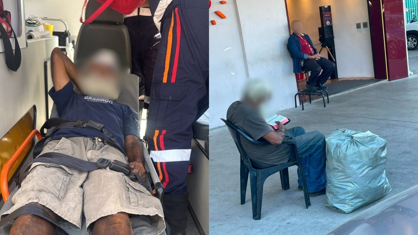 Idoso em situação de rua é agredido e tem pertences levados por homem em Goiânia