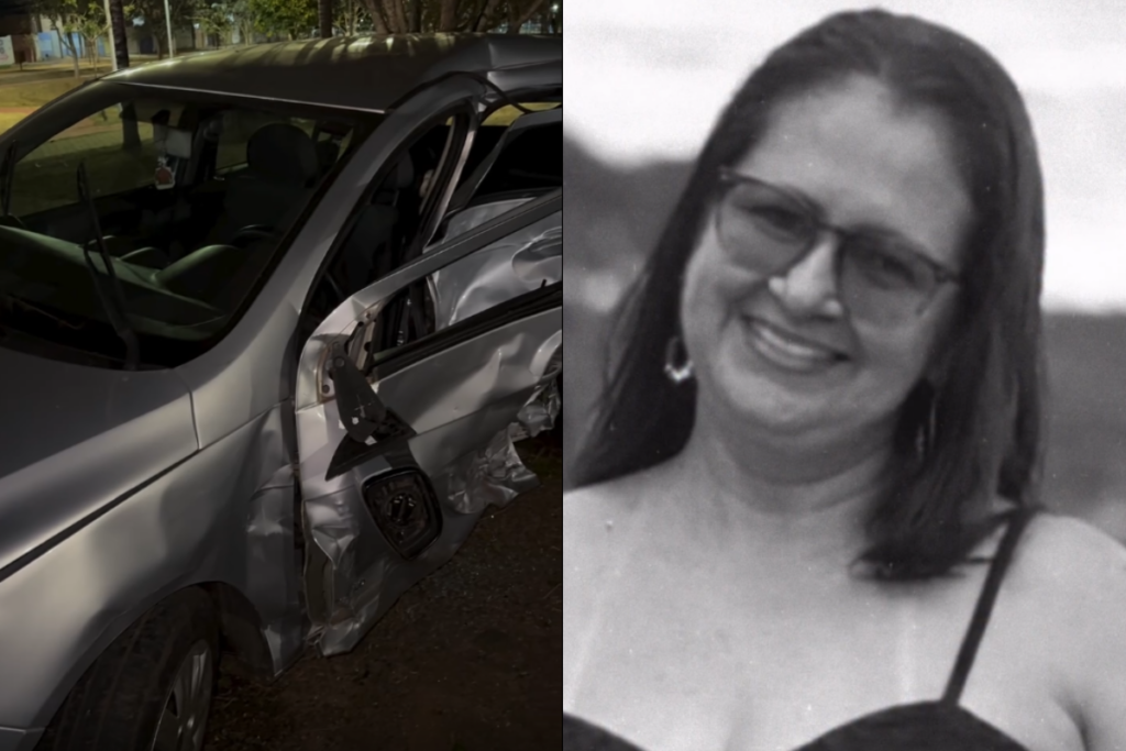 Mulher morre após grave acidente entre carro e ambulância na GO-462