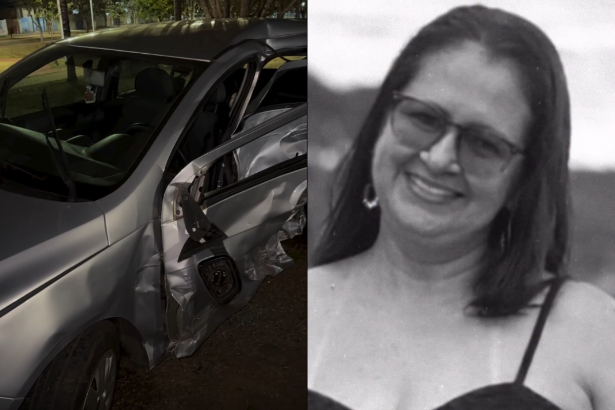 Mulher morre após grave acidente entre carro e ambulância na GO-462