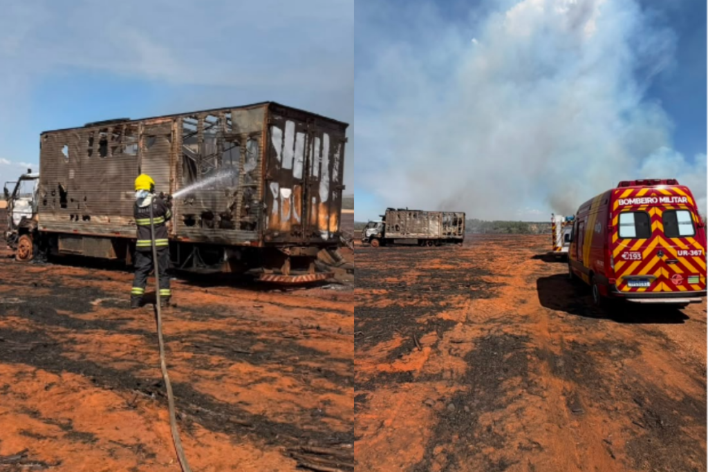 Incêndio em área rural deixa homem morto em São Luiz do Norte