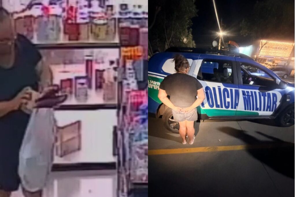Sacola cheia, compra de R$ 16: mulher é presa após furto de mais de R$1,3 mil, em Aparecida de Goiânia