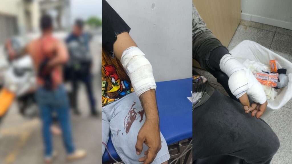 Manifestação de entregadores termina com três pessoas esfaqueadas em Aparecida de Goiânia