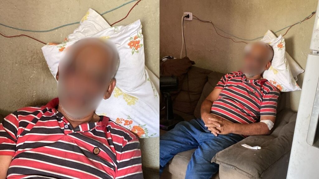 Idoso desaparecido é encontrado desacordado e com sinais de espancamento no acostamento da BR-153