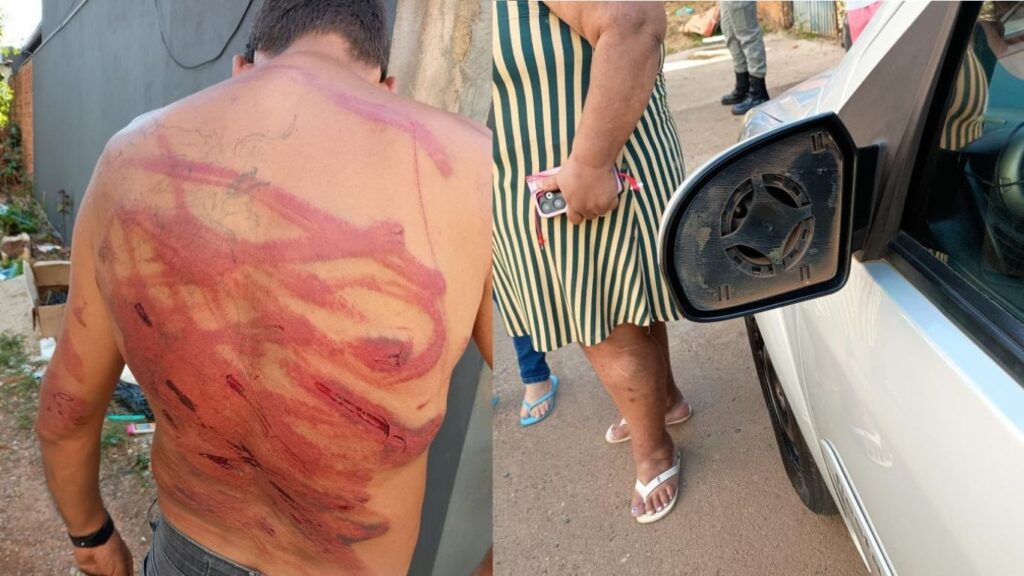Homem é flagrado agredindo mulher e acaba espancado por populares em Anápolis