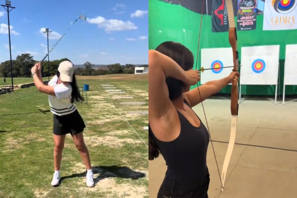 Do arco e flecha à escalada: influenciadora mostra rolês diferentes para curtir, em Goiânia