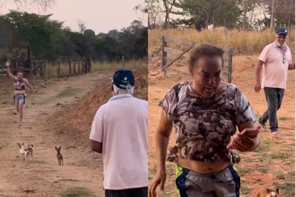 Mulher se empolga ao achar que ganhou caminhonete de influenciador mas filha descobre que era mensagem de divulgação