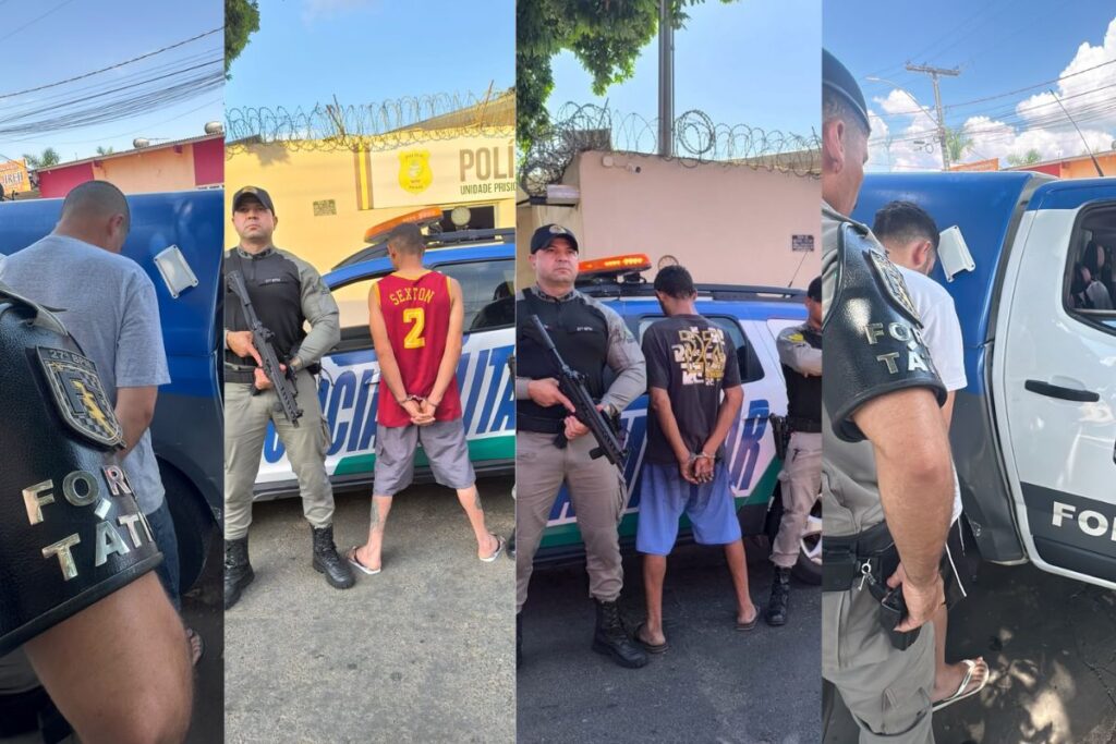 Policiais Militares capturam cinco foragidos em menos de 12 horas, em Senador Canedo
