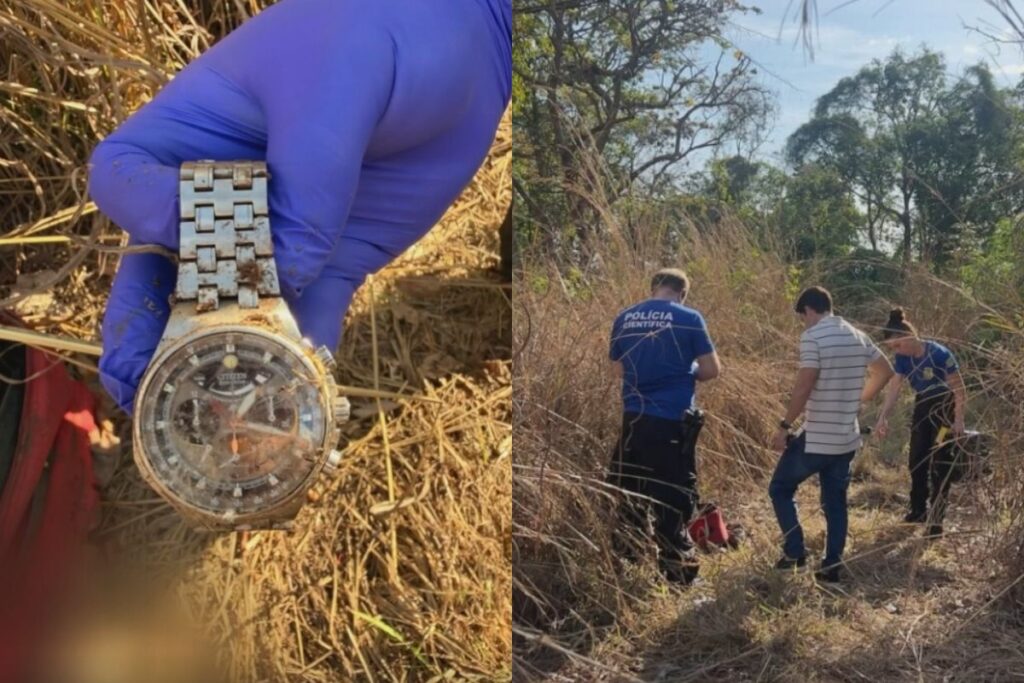 Mala com ossada humana é encontrada em estrada de terra entre Senador Canedo e Bonfinópolis, em Goiás