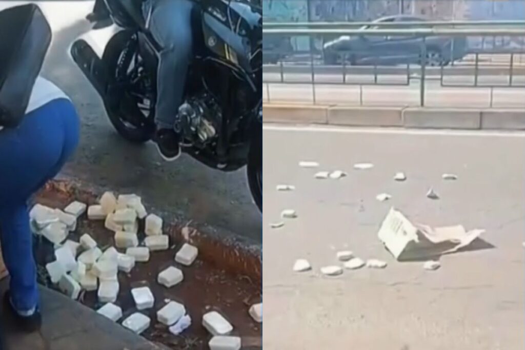 “É meu trabalho": idosa tem sabões artesanais jogados na rua após discussão com motorista de aplicativo, em Goiânia