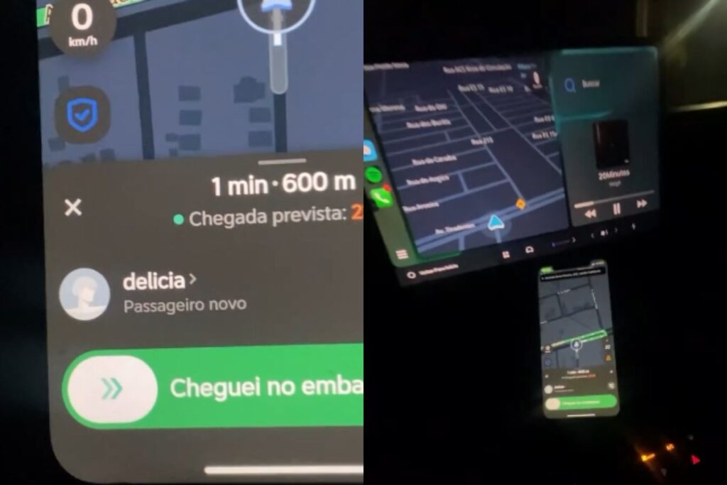 Motorista de aplicativo se surpreende com nome inusitado de passageira, em Trindade