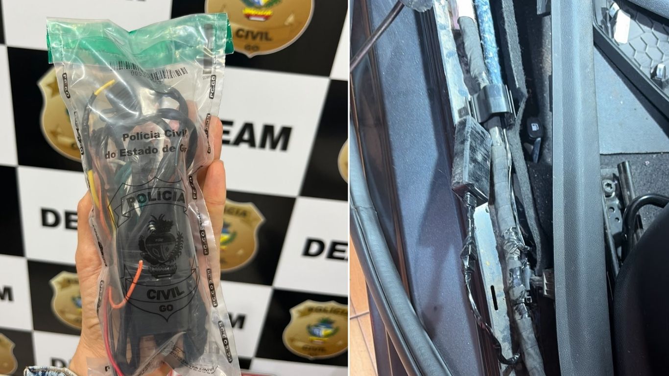 “A mulher é minha”, diz homem preso suspeito de instalar rastreador no carro da ex para monitorar os passos dela em Goiás
