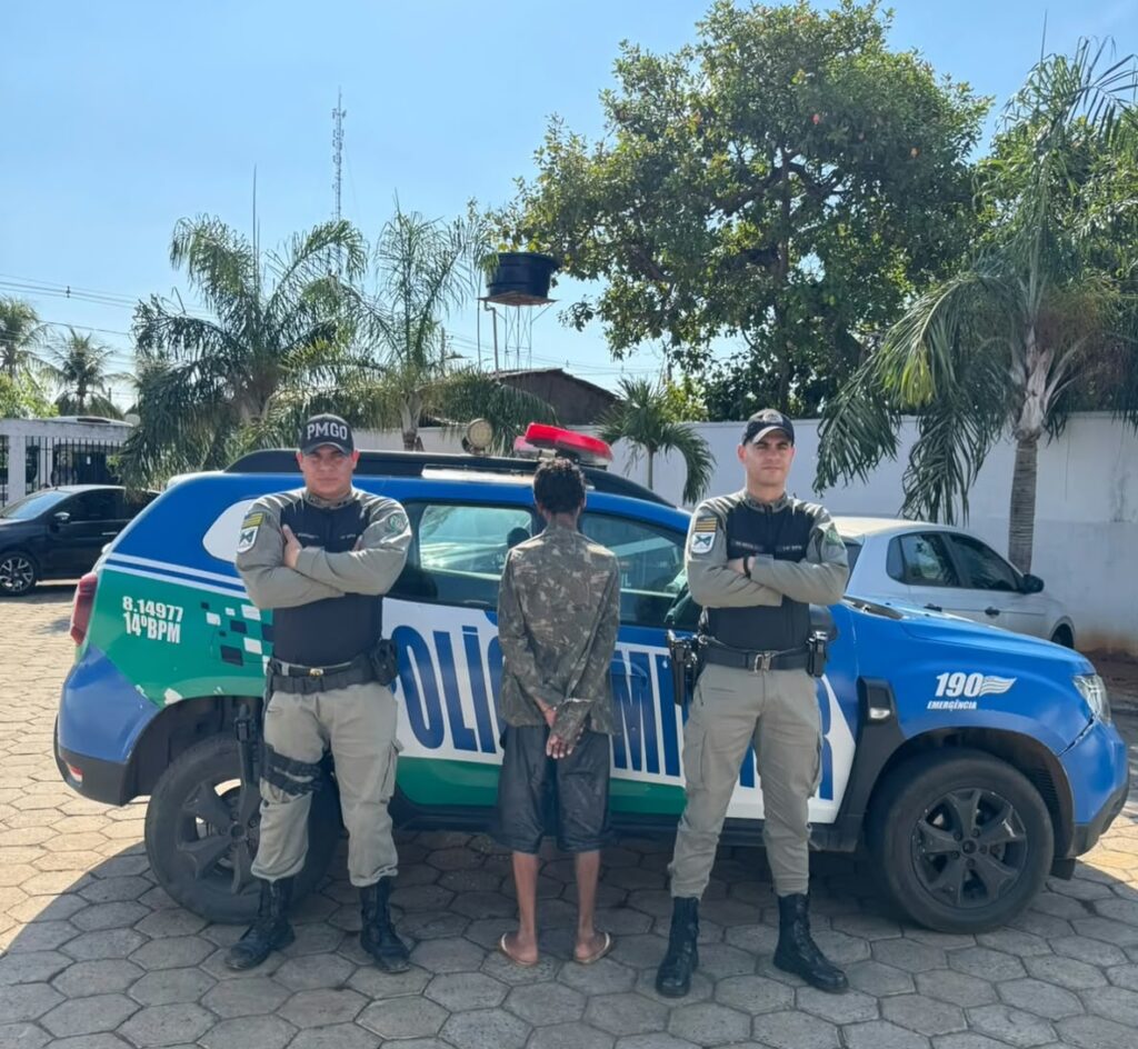 “Ladrão do pratinho” volta a atacar, mas acaba preso pela PM em Uruaçu