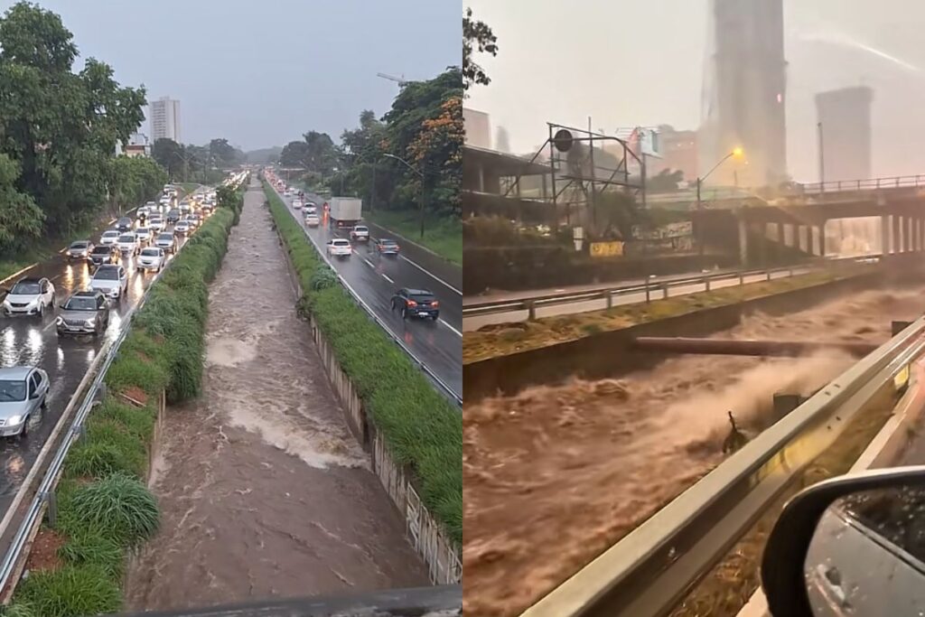 Goiânia usa Waze para alertar motoristas sobre alagamentos e desvios