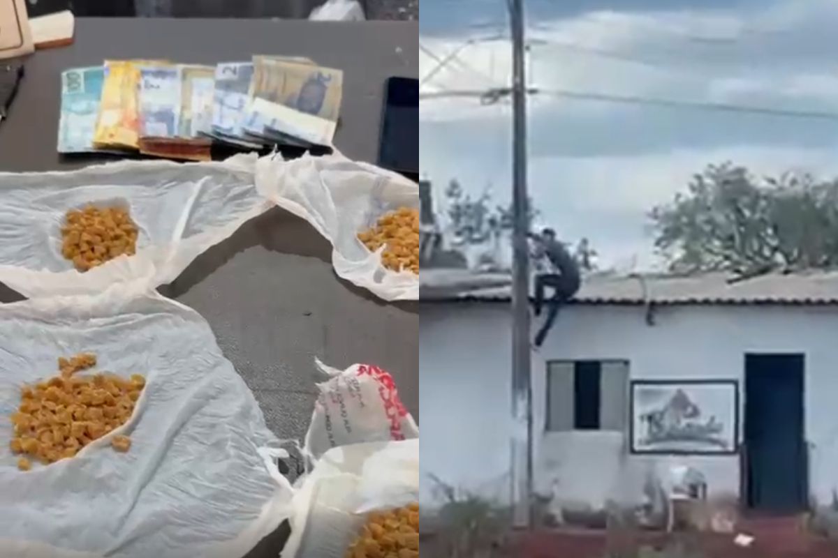 Jovem é preso em flagrante após esconder crack no telhado de casa, em Rio Verde