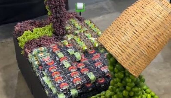 Empresário de Goiânia transforma hortifruti em obra de arte e chama atenção fora do Brasil