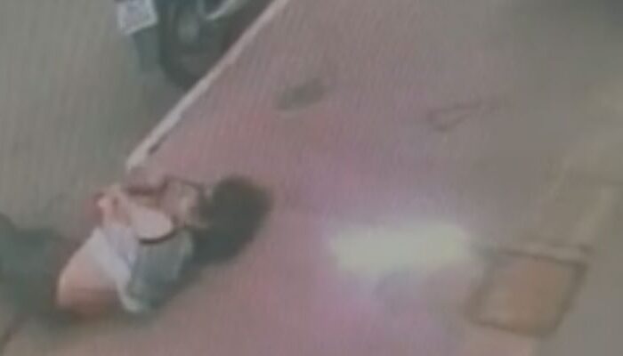 Idosa fica ferida após ser atropelada