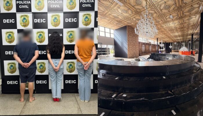 Trio é preso suspeito de golpe milionário com falso evento de luxo em Goiânia