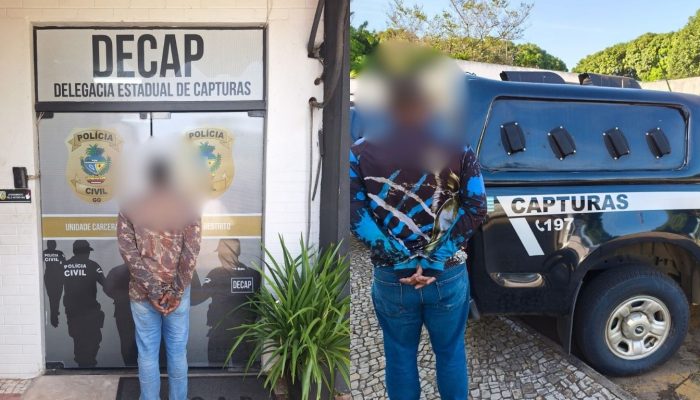 Polícia prende dois foragidos por crimes graves em Aparecida de Goiânia e Senador Canedo