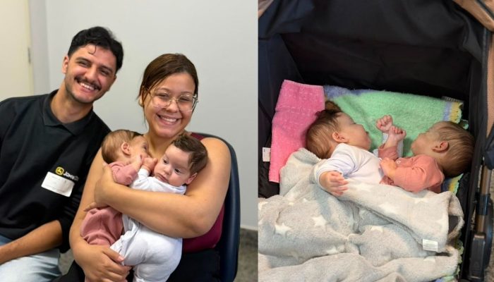 Gêmeas siamesas chegam a Goiânia para iniciar preparação para cirurgia de separação