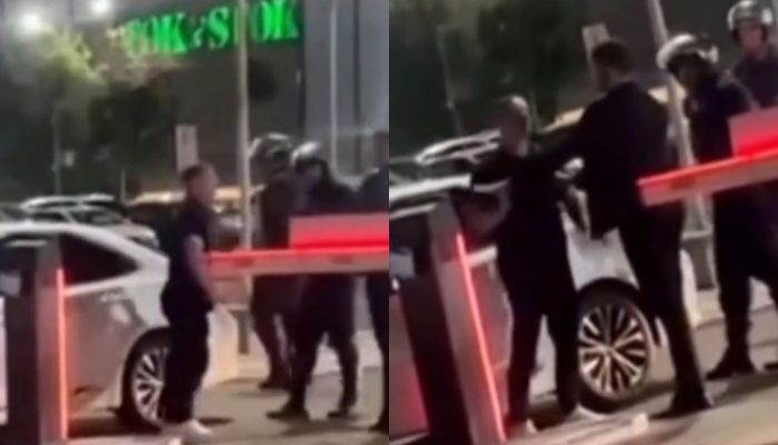 Motorista derruba cancela e causa confusão no Shopping Flamboyant, em Goiânia