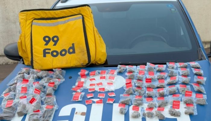 ‘Delivery’ de drogas: falsa entregadora é presa com maconha e cocaína em Aparecida de Goiânia