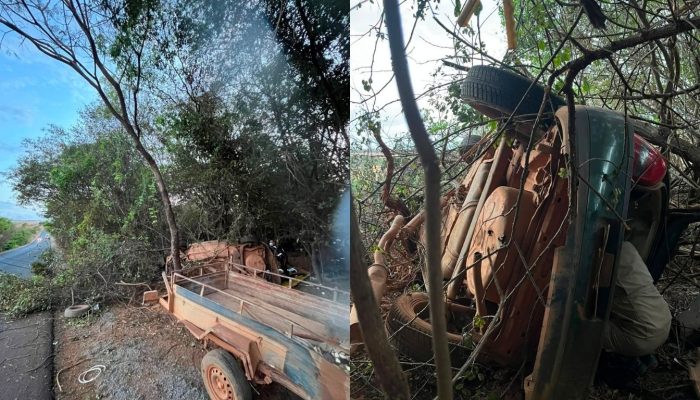 Grave acidente na GO-330 deixa dois homens mortos após carro sair da pista