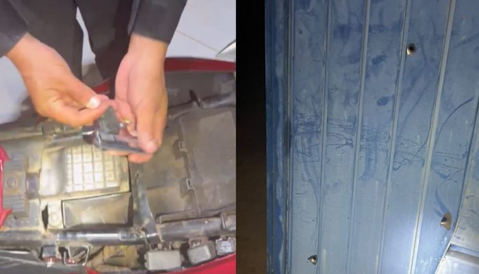 Homem é preso suspeito de atirar no vizinho e esconder pistola sob banco de moto em Goiânia
